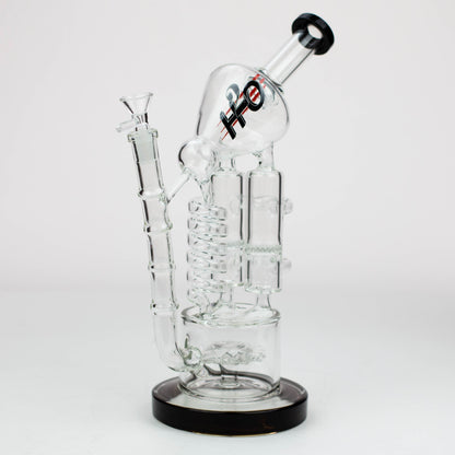 12" H2O Coil Glass water recycle bong_3