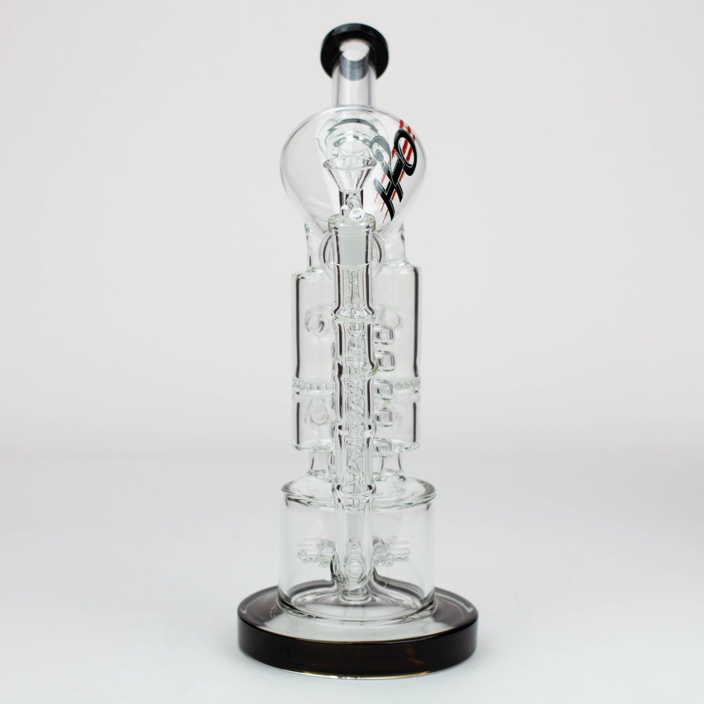 12" H2O Coil Glass water recycle bong_7