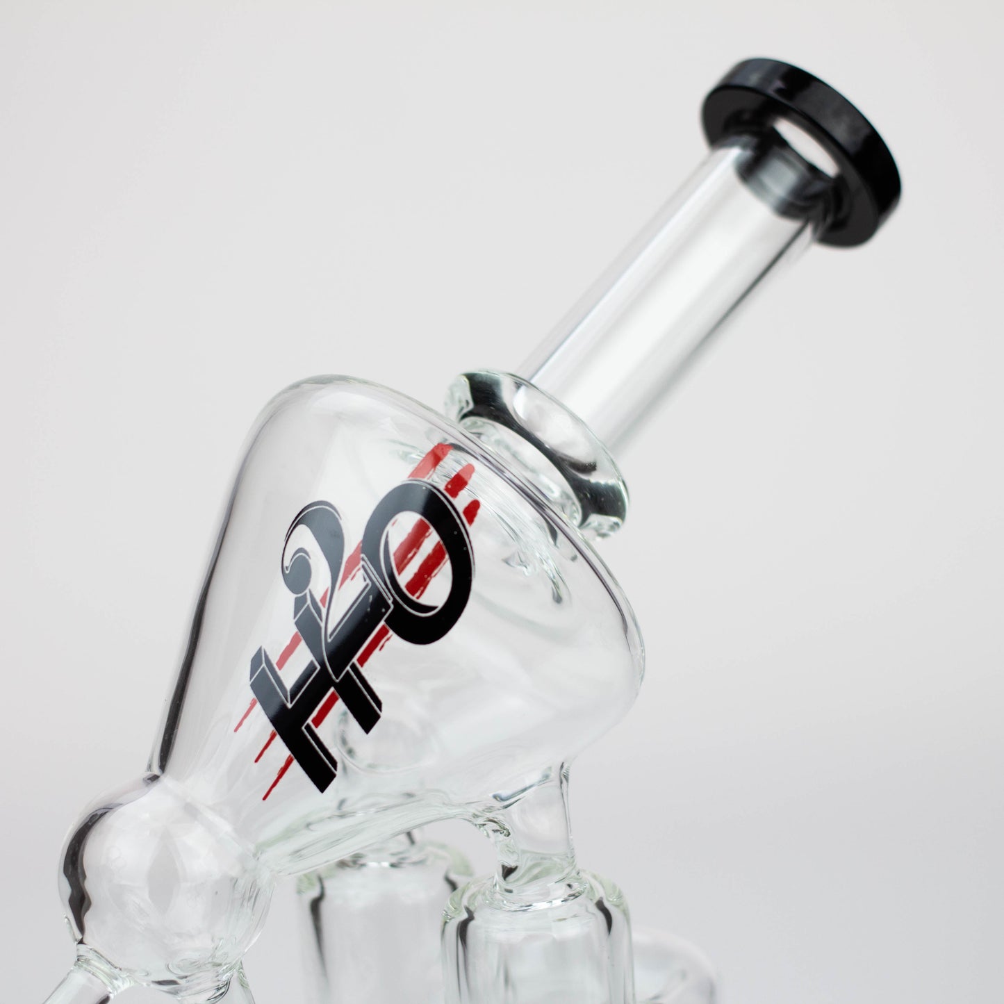 12" H2O Coil Glass water recycle bong_8
