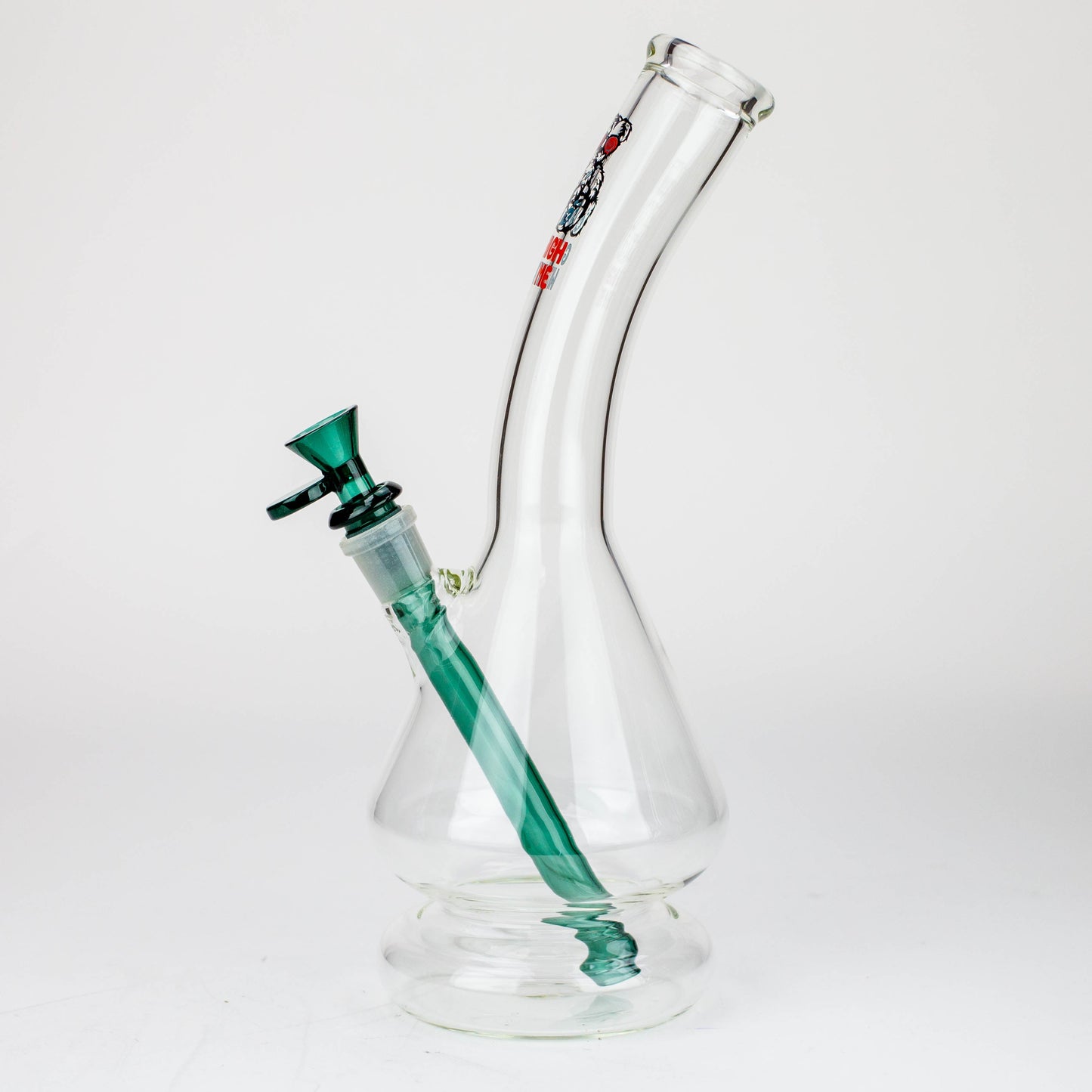 12" 2-in-1 Beaker Glass Bong - Cartoon Design_12