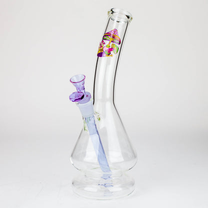 12" 2-in-1 Beaker Glass Bong - Cartoon Design_7