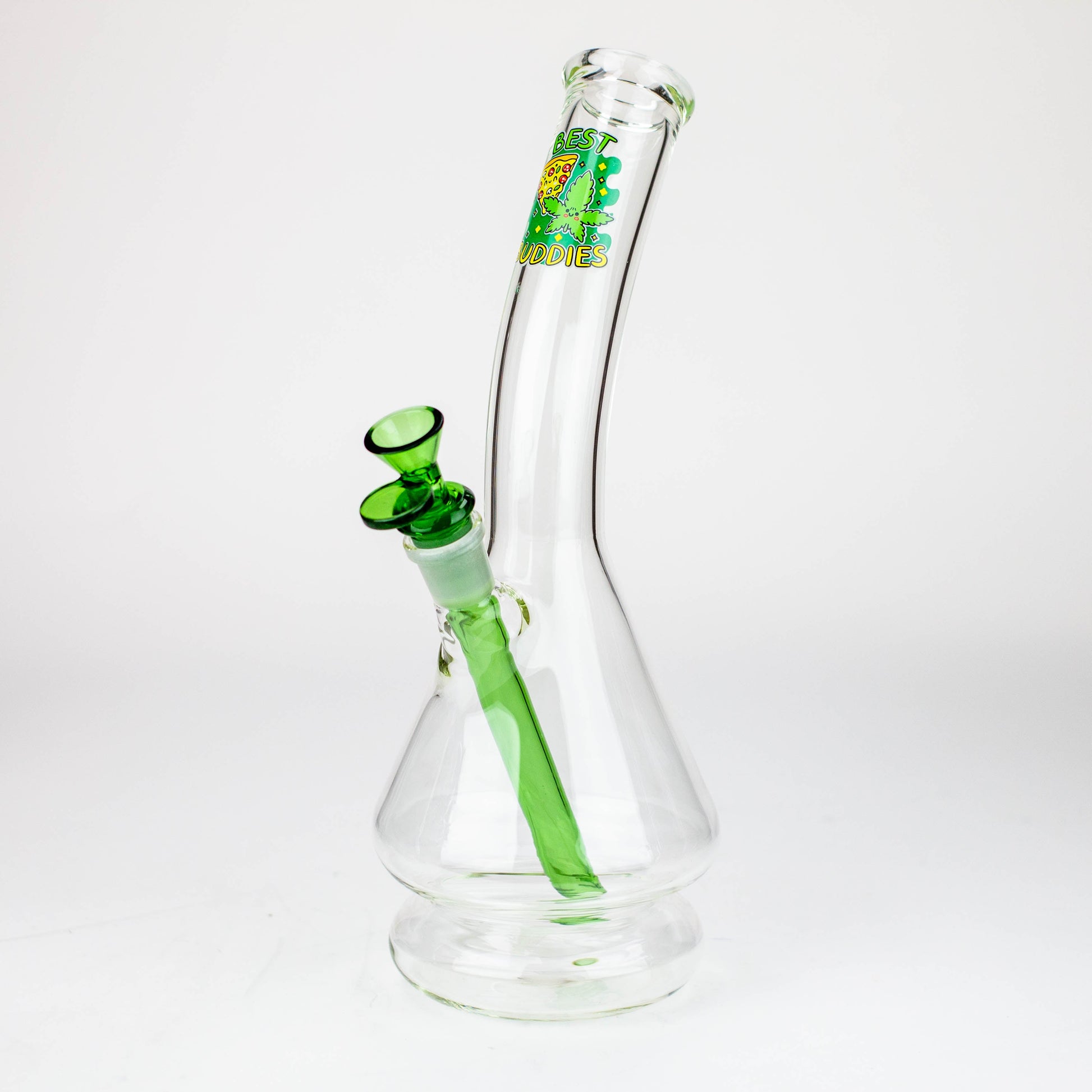 12" 2-in-1 Beaker Glass Bong - Cartoon Design_6
