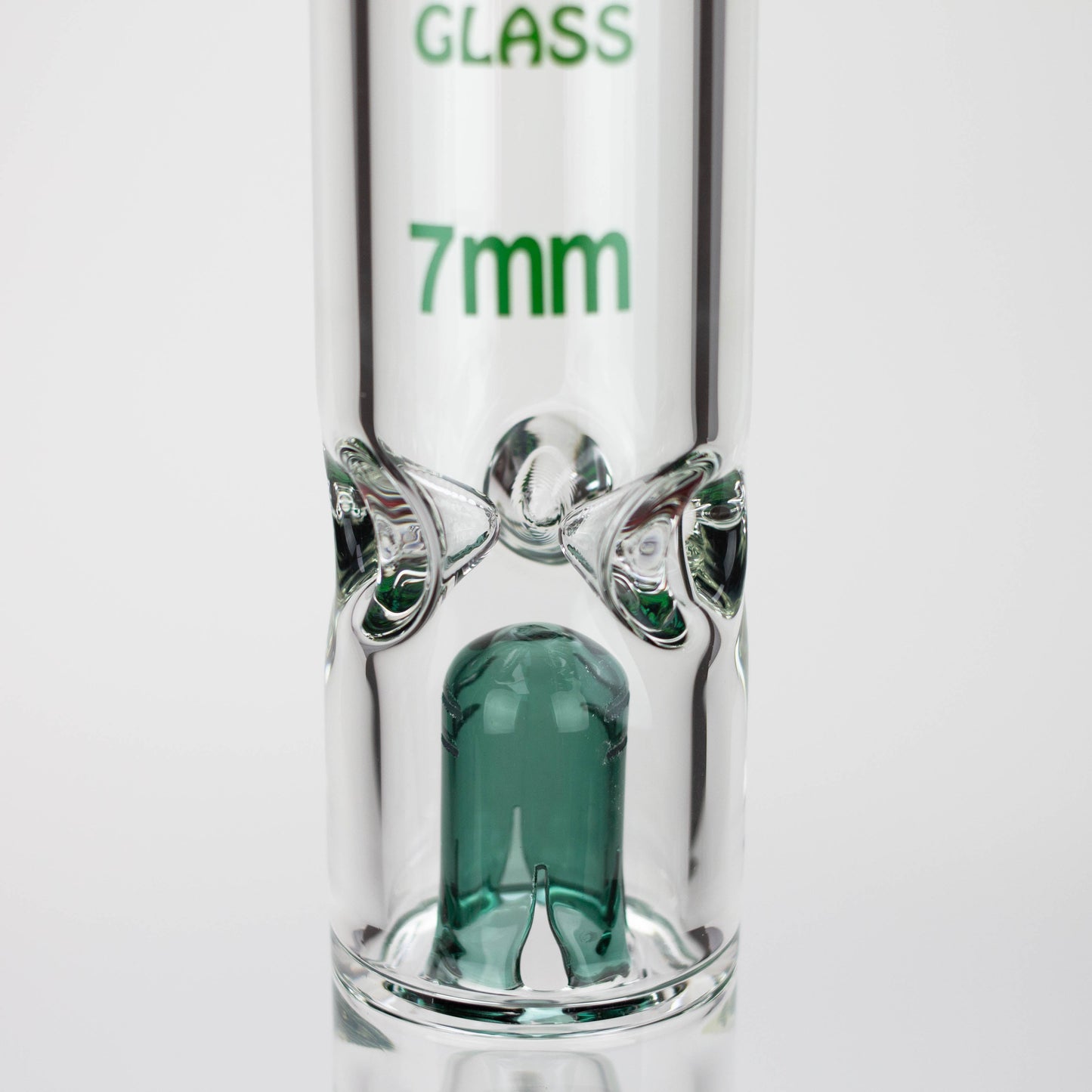 18.5" AQUA Showerhead percolator 7mm glass water bong_8