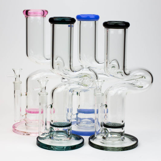 11.5" 2-in-1 7mm Kink glass water bong_0