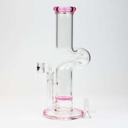 11.5" 2-in-1 7mm Kink glass water bong_8