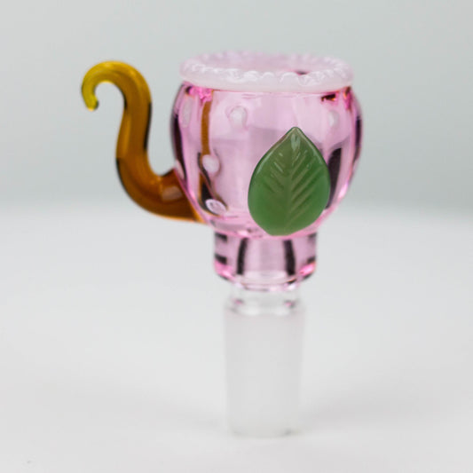 Pink Flower Glass Bowl [LM22]_0
