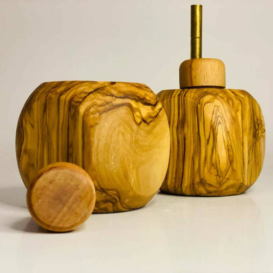 VOW | Olive Wood Big Apple Dugout/Smoker's Gift_0