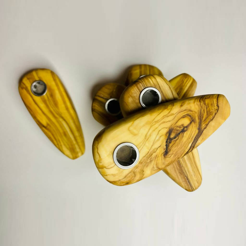 VOW | Olive Wood Simple Pipe/Smoker's Gift_0